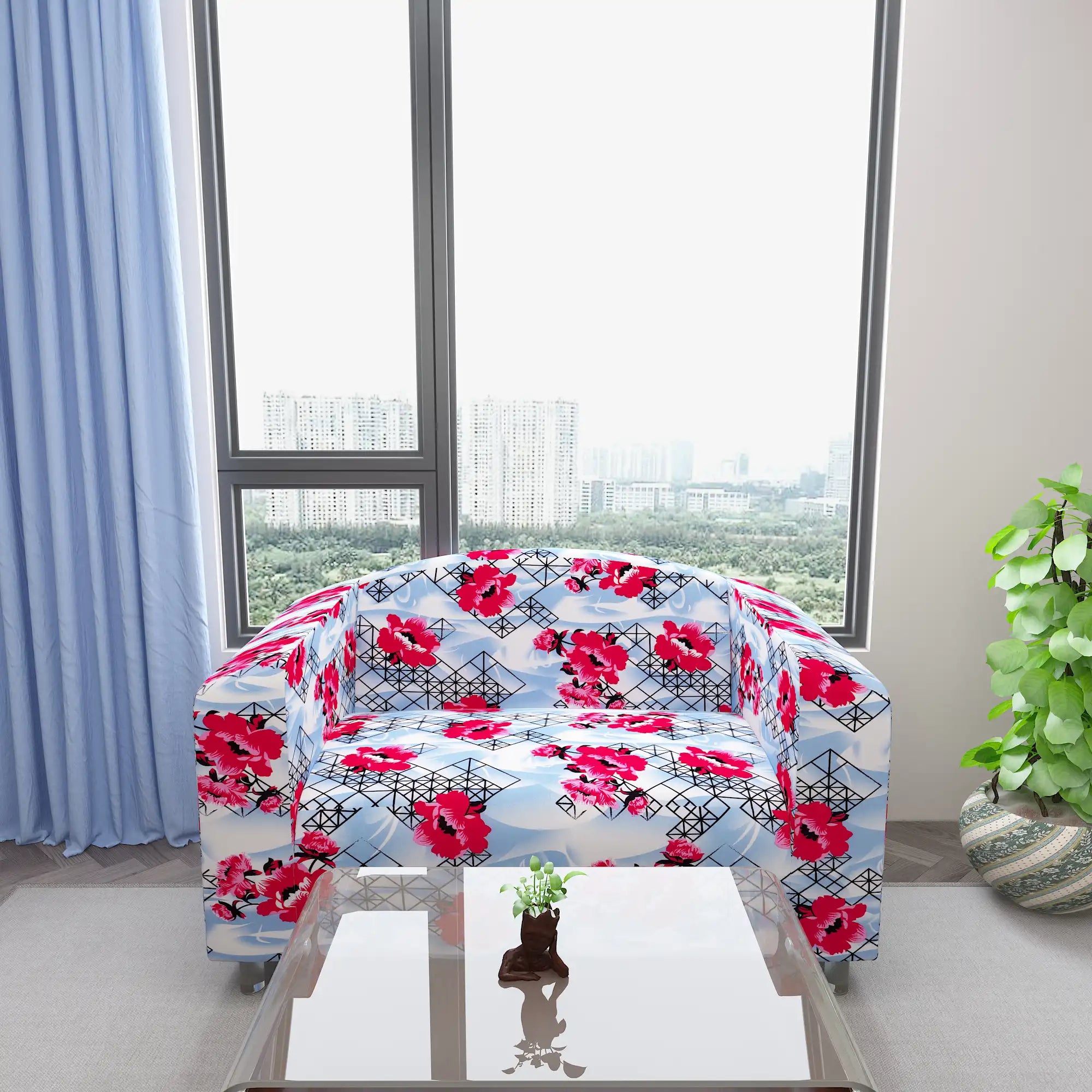Waterproof Printed Sofa Protector Cover Full Stretchable, SP32