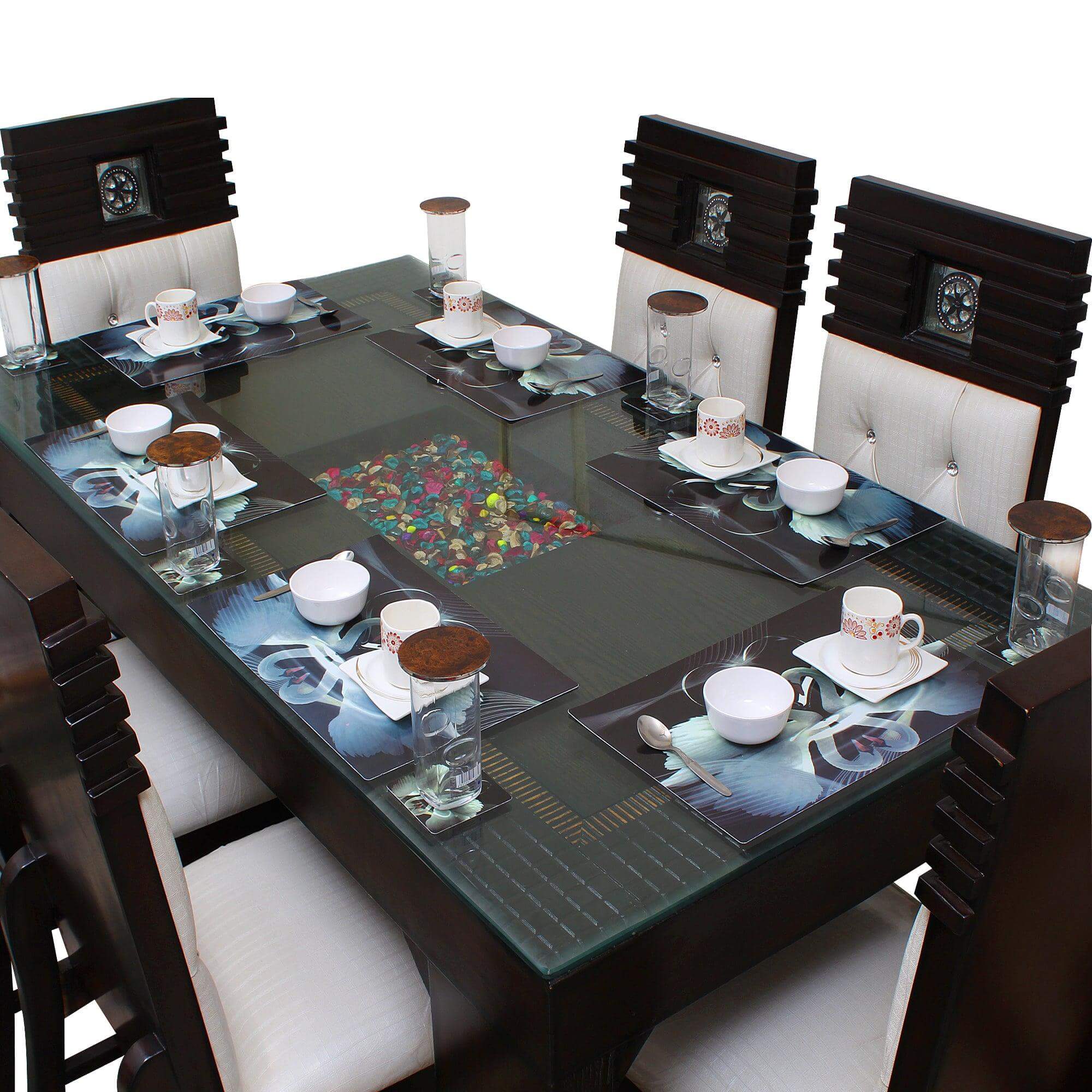 Dining Table Placemats with Coasters, Set of 6, PM15 - Dream Care Furnishings Private Limited