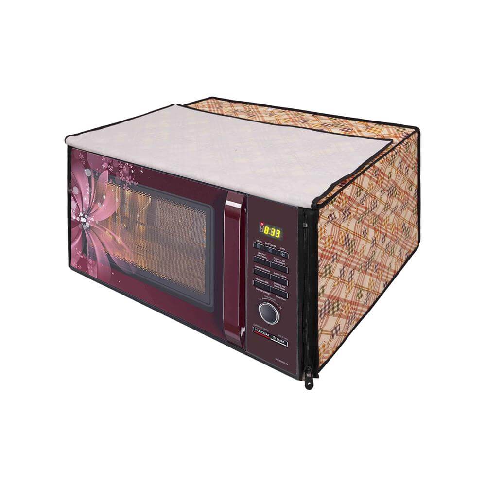 Microwave Oven Cover With Adjustable Front Zipper, CA11 - Dream Care Furnishings Private Limited