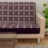 Waterproof Printed Sofa Seat Protector Cover with Stretchable Elastic, Grey - Dream Care Furnishings Private Limited