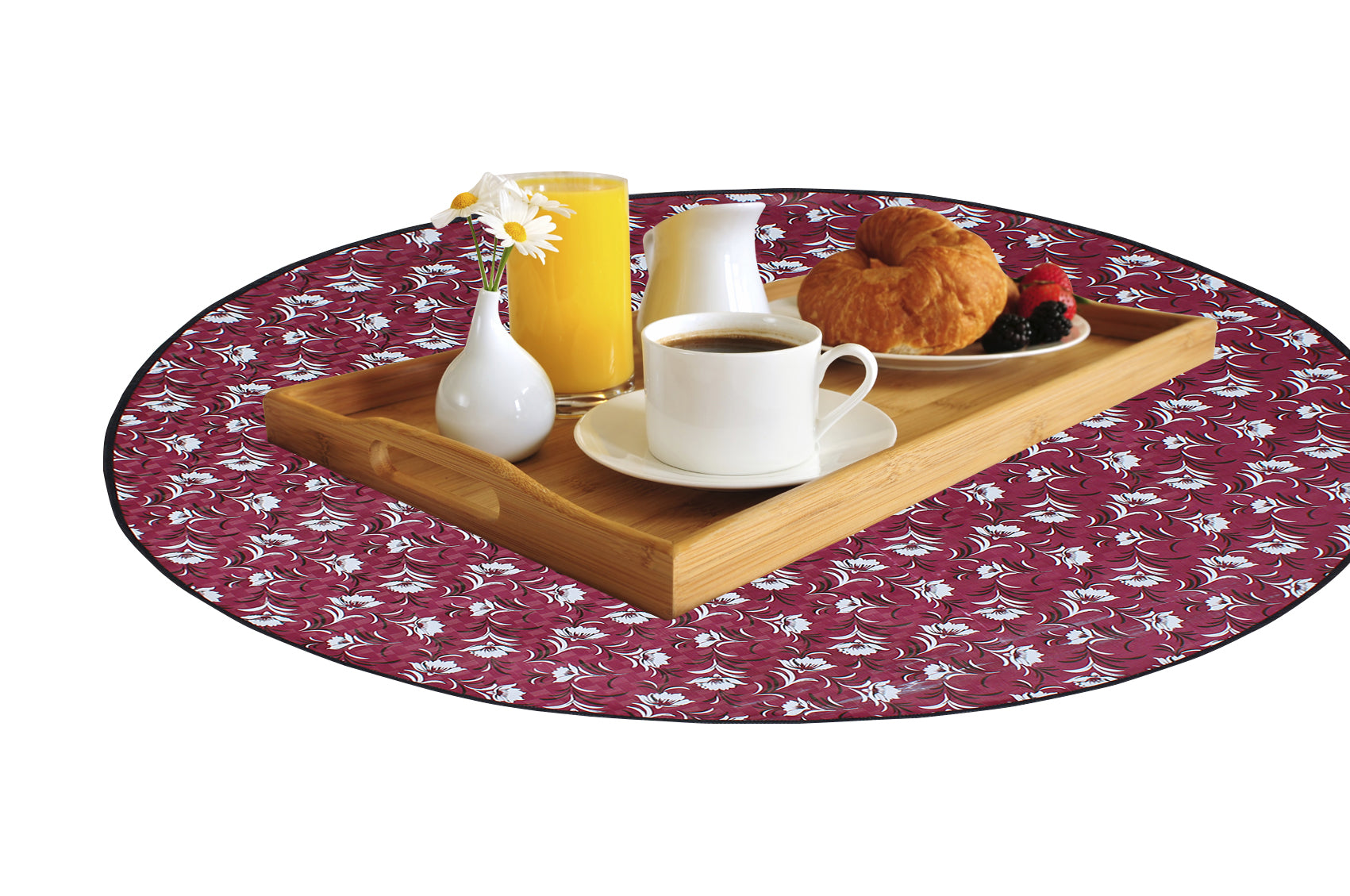 Waterproof & Oil Proof Bed Server Circle Mat, SA48 - Dream Care Furnishings Private Limited