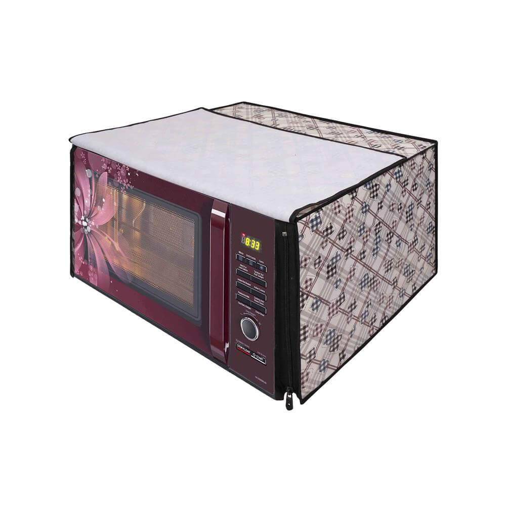 Microwave Oven Cover With Adjustable Front Zipper, CA13 - Dream Care Furnishings Private Limited