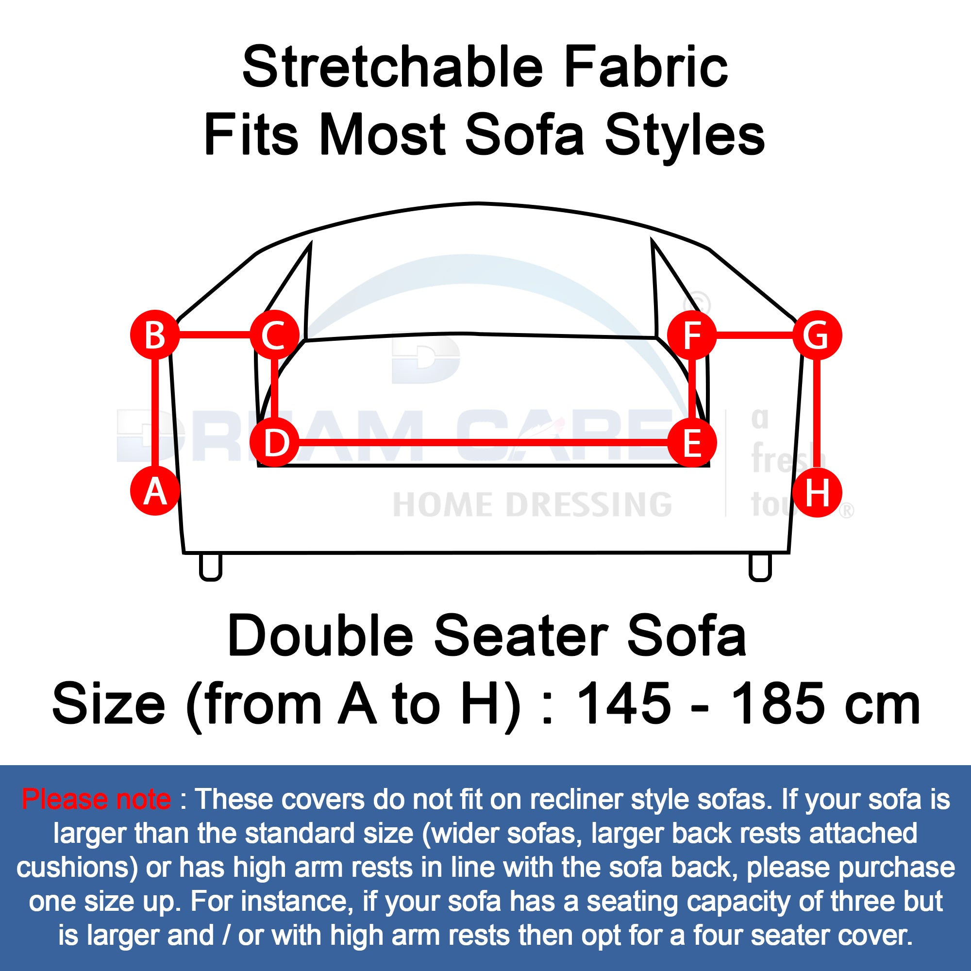 Waterproof Printed Sofa Protector Cover Full Stretchable, SP41 - Dream Care Furnishings Private Limited