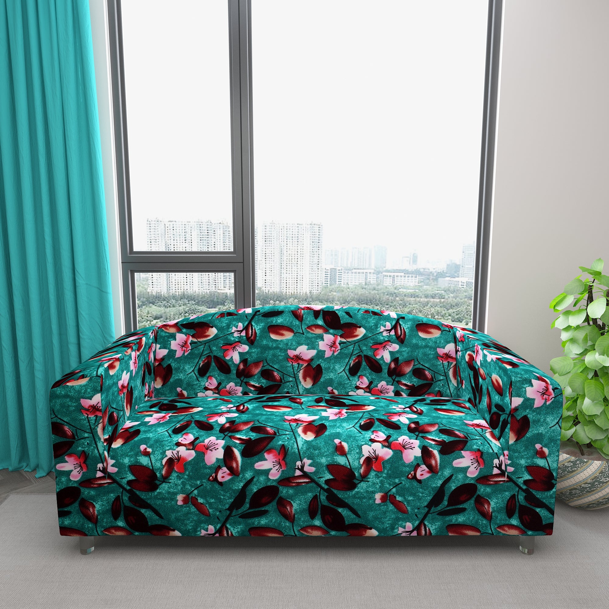 Waterproof Printed Sofa Protector Cover Full Stretchable, SP11 - Dream Care Furnishings Private Limited