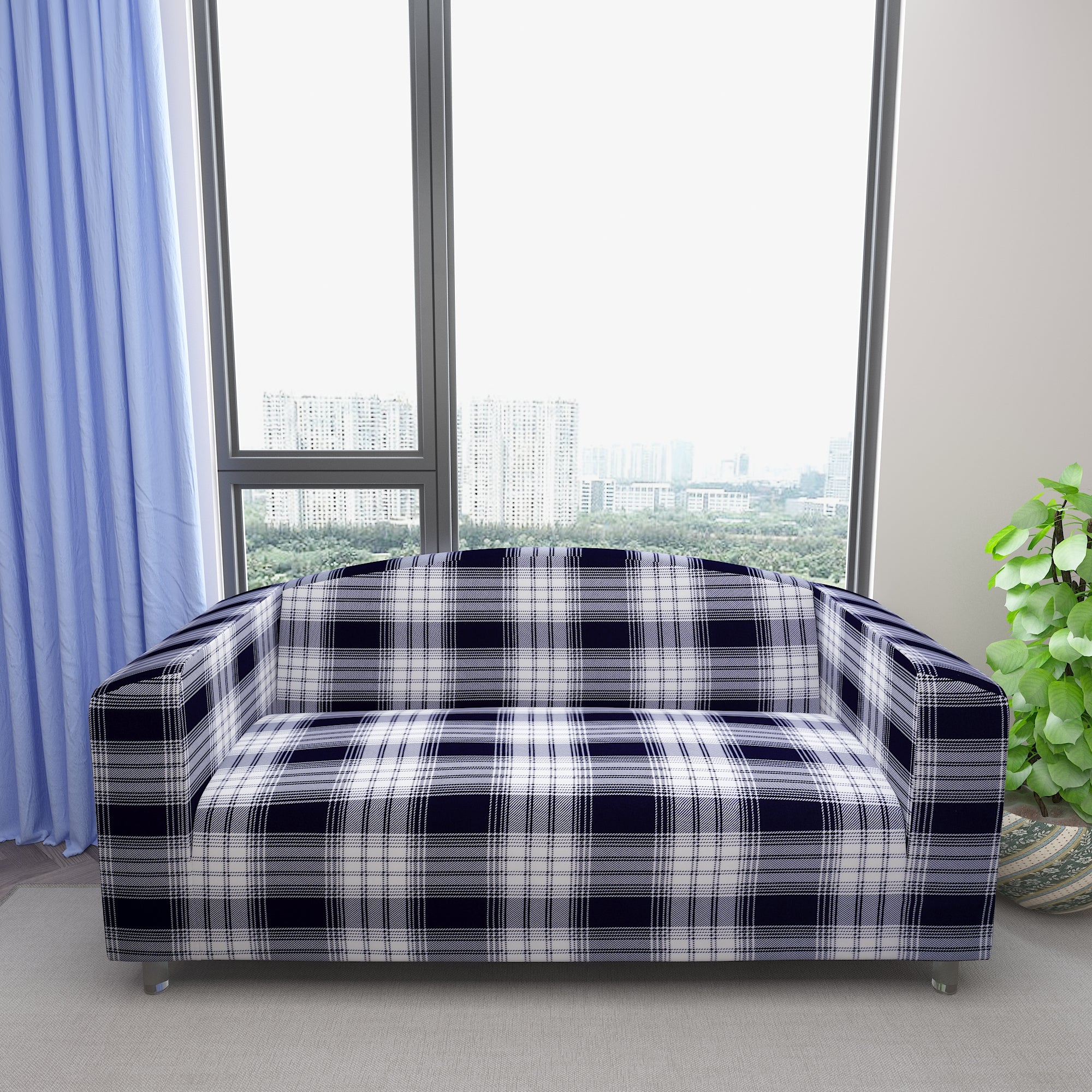 Waterproof Printed Sofa Protector Cover Full Stretchable, SP08 - Dream Care Furnishings Private Limited