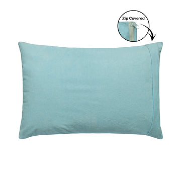 Waterproof Pillow Protector, Set Of 2 Pcs (SKY BLUE) - Dream Care Furnishings Private Limited