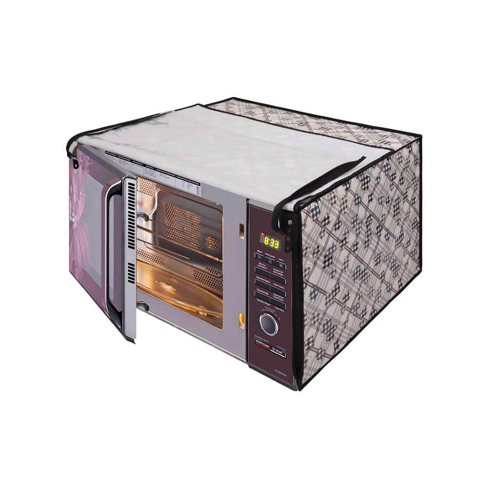 Microwave Oven Cover With Adjustable Front Zipper, CA13 - Dream Care Furnishings Private Limited