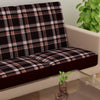 Waterproof Printed Sofa Seat Protector Cover with Stretchable Elastic, Brown - Dream Care Furnishings Private Limited