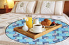 Waterproof & Oil Proof Bed Server Circle Mat, SA43 - Dream Care Furnishings Private Limited
