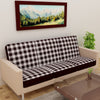 Load image into Gallery viewer, Waterproof Printed Sofa Seat Protector Cover with Stretchable Elastic, White Brown - Dream Care Furnishings Private Limited