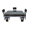 Waterproof and Dustproof Dining Table Cover, Silver - Dream Care Furnishings Private Limited