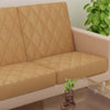 Sapphire Quilted Waterproof Sofa Seat Protector Cover with Stretchable Elastic, Beige