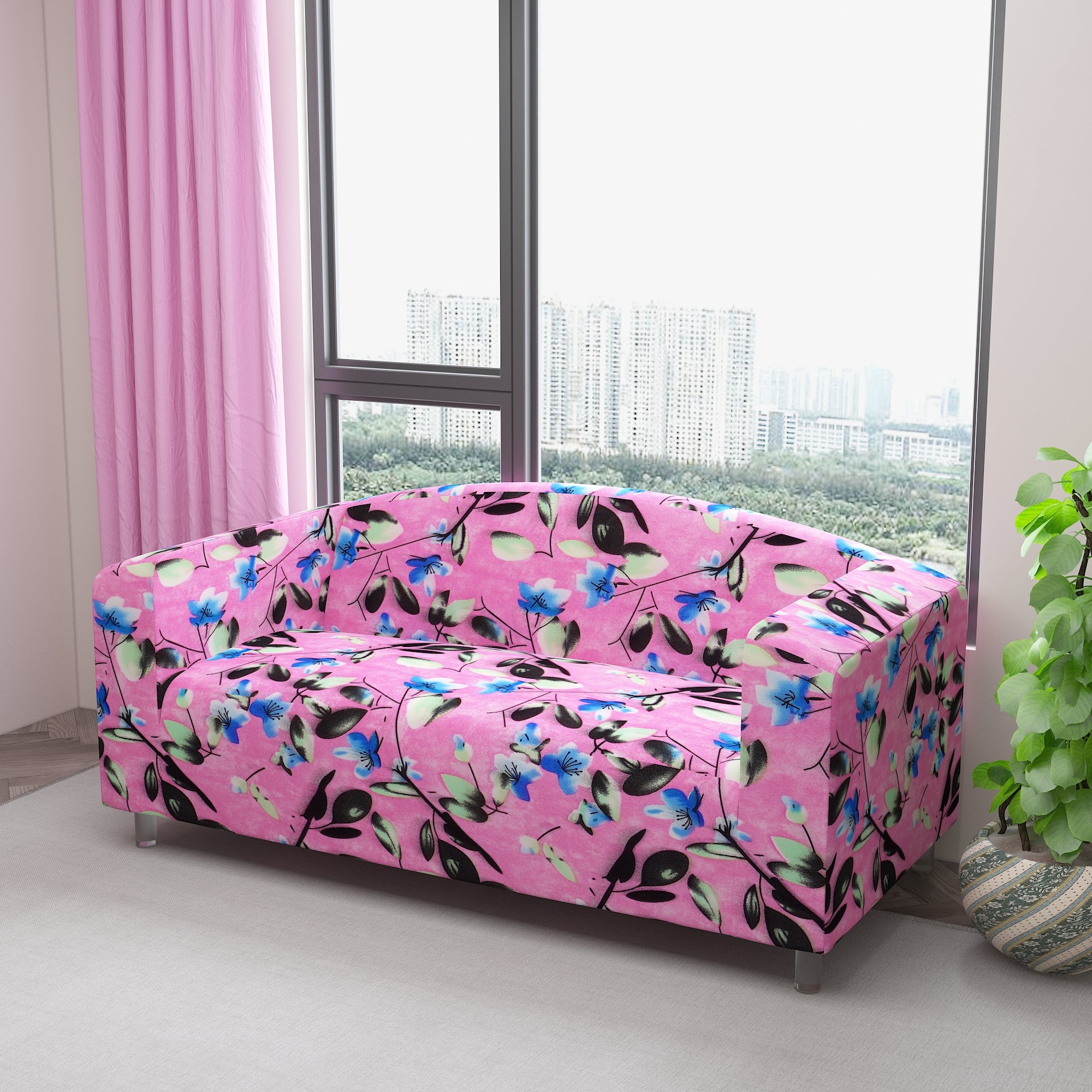 Waterproof Printed Sofa Protector Cover Full Stretchable, SP12 - Dream Care Furnishings Private Limited
