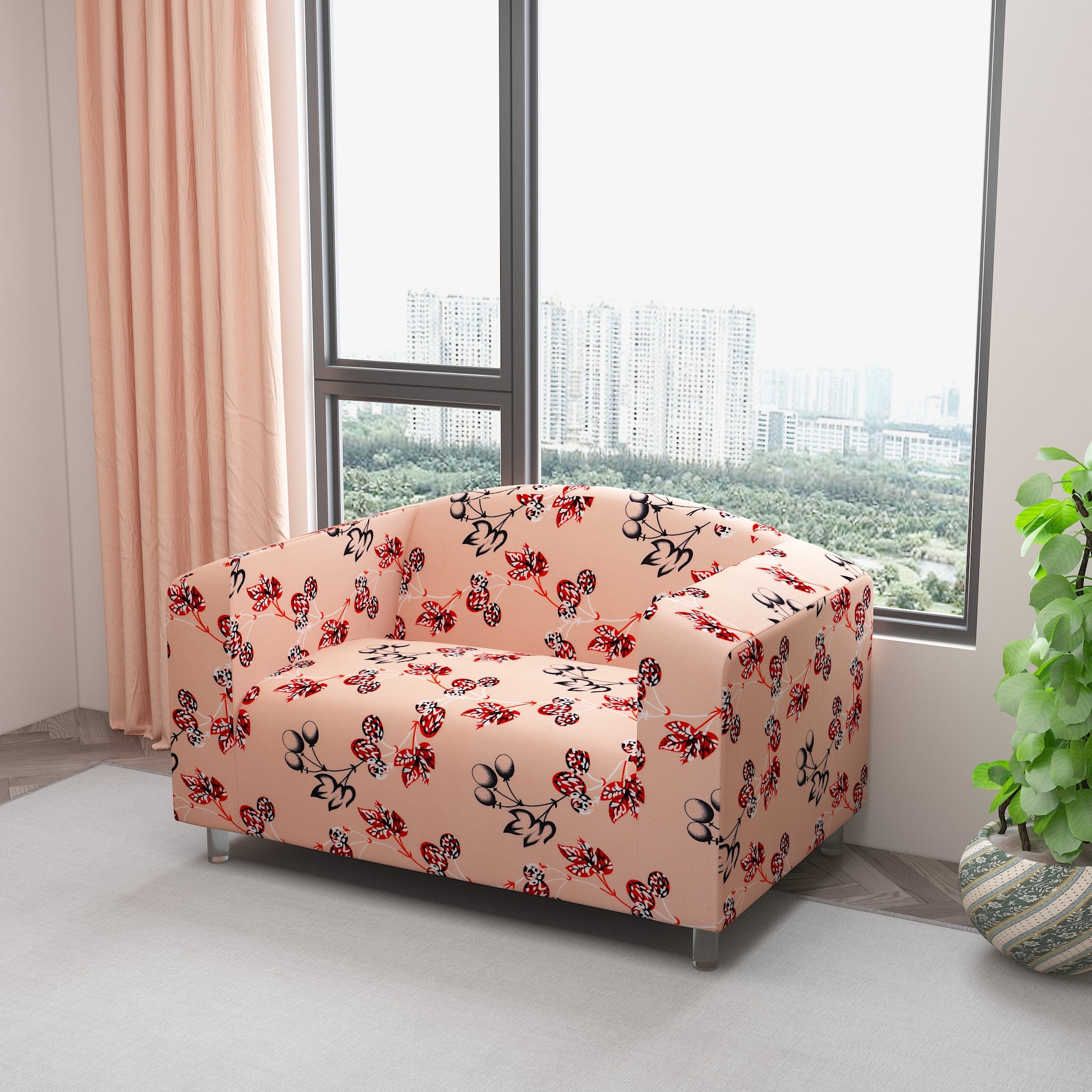 Waterproof Printed Sofa Protector Cover Full Stretchable, SP41 - Dream Care Furnishings Private Limited