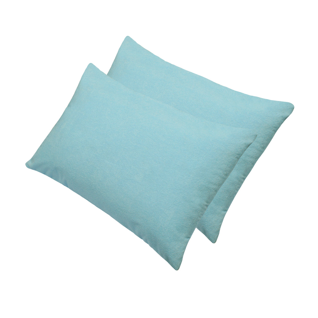 Waterproof Pillow Protector, Set Of 2 Pcs (SKY BLUE) - Dream Care Furnishings Private Limited