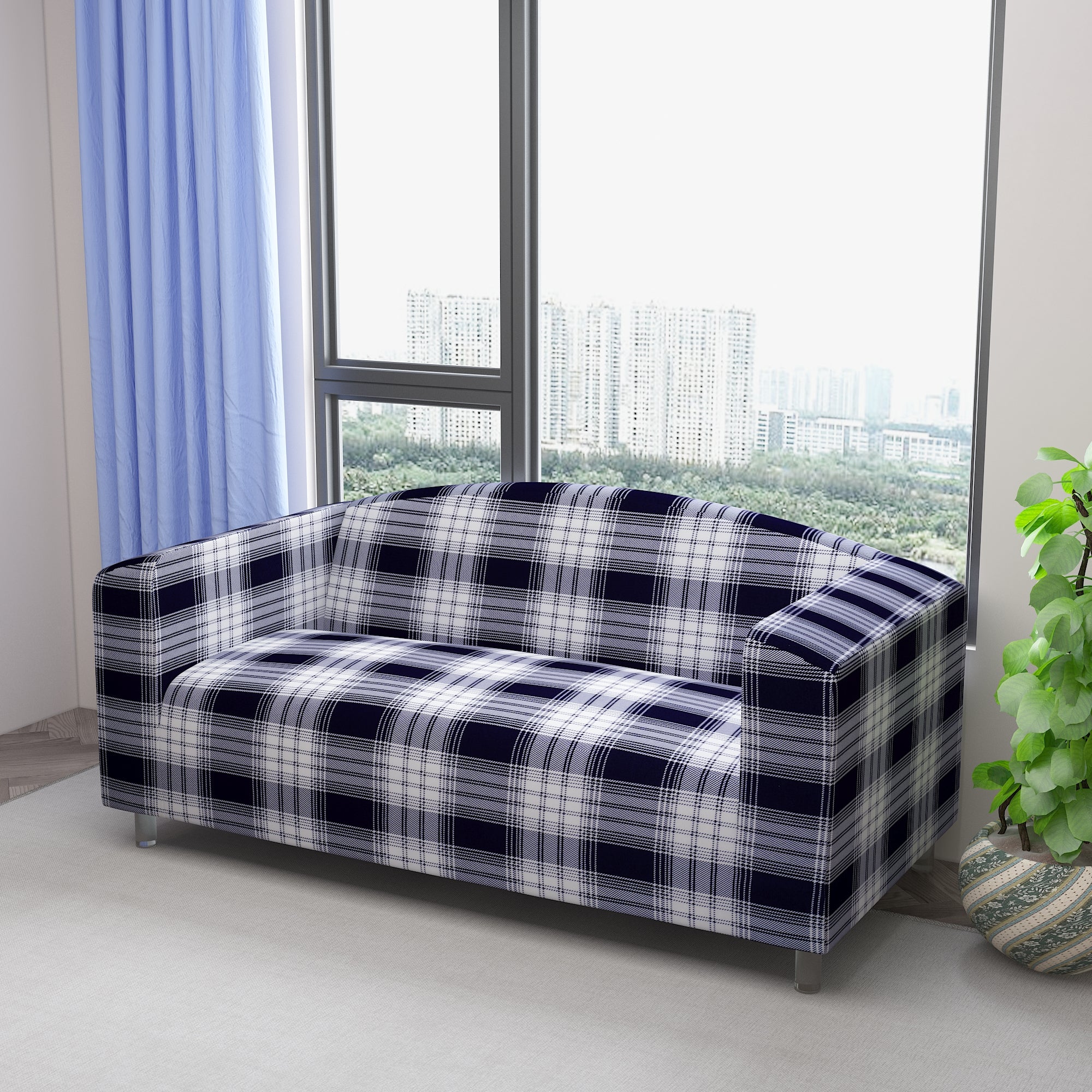 Waterproof Printed Sofa Protector Cover Full Stretchable, SP08 - Dream Care Furnishings Private Limited