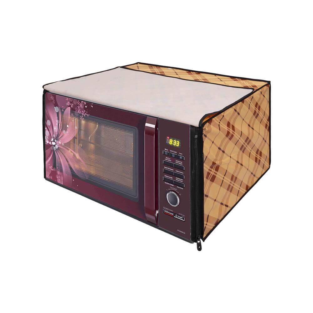 Microwave Oven Cover With Adjustable Front Zipper, CA02 - Dream Care Furnishings Private Limited