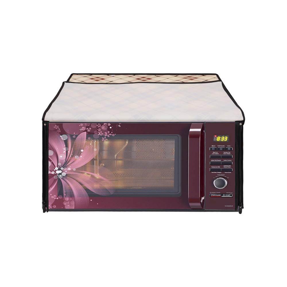 Microwave Oven Cover With Adjustable Front Zipper, CA01 - Dream Care Furnishings Private Limited