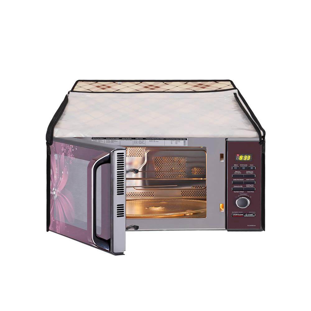 Microwave Oven Cover With Adjustable Front Zipper, CA01 - Dream Care Furnishings Private Limited