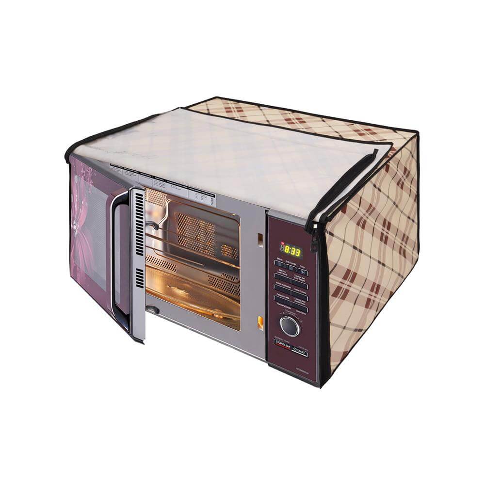 Microwave Oven Cover With Adjustable Front Zipper, CA01 - Dream Care Furnishings Private Limited