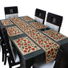 Waterproof & Dustproof Dining Table Runner With 6 Placemats, SA50 - Dream Care Furnishings Private Limited