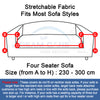 Waterproof Printed Sofa Protector Cover Full Stretchable, SP10 - Dream Care Furnishings Private Limited