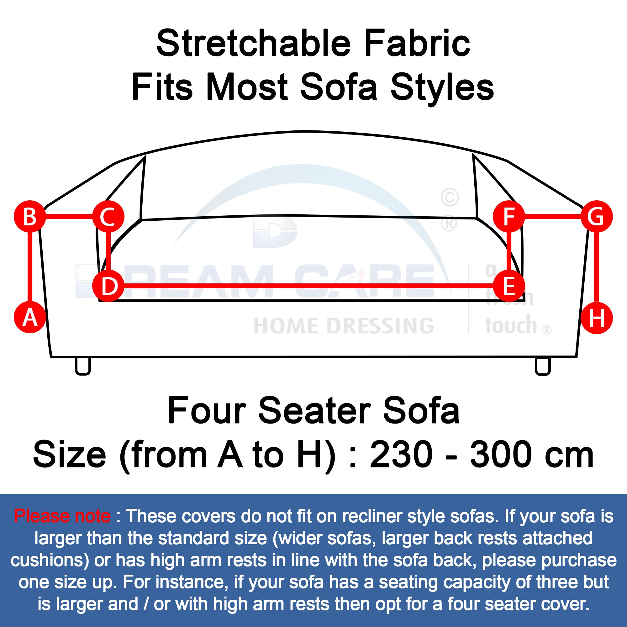 Waterproof Printed Sofa Protector Cover Full Stretchable, SP40 - Dream Care Furnishings Private Limited