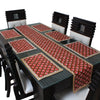 Waterproof & Dustproof Dining Table Runner With 6 Placemats, SA45 - Dream Care Furnishings Private Limited