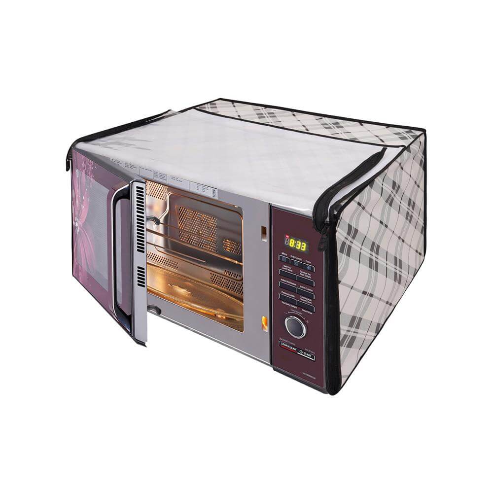 Microwave Oven Cover With Adjustable Front Zipper, CA07 - Dream Care Furnishings Private Limited