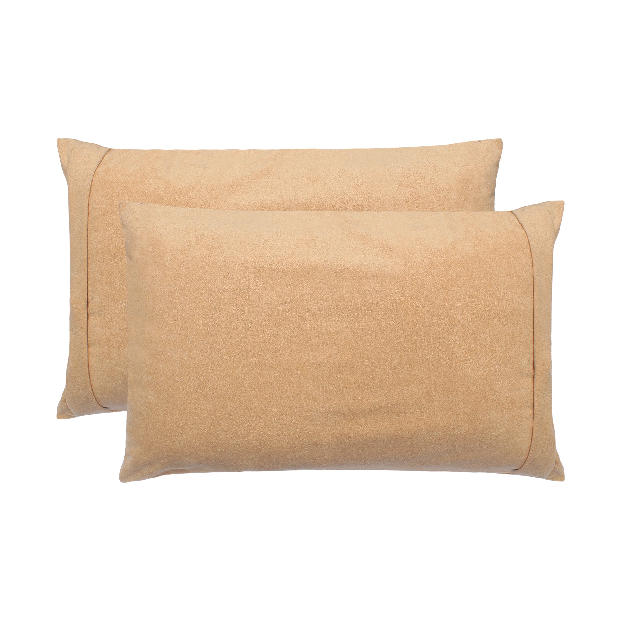 Waterproof Pillow Protector, Set Of 2 Pcs (BEIGE) - Dream Care Furnishings Private Limited