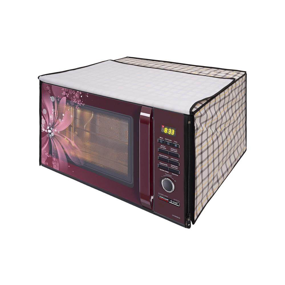 Microwave Oven Cover With Adjustable Front Zipper, CA04 - Dream Care Furnishings Private Limited