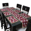 Waterproof & Dustproof Dining Table Runner With 6 Placemats, SA08 - Dream Care Furnishings Private Limited