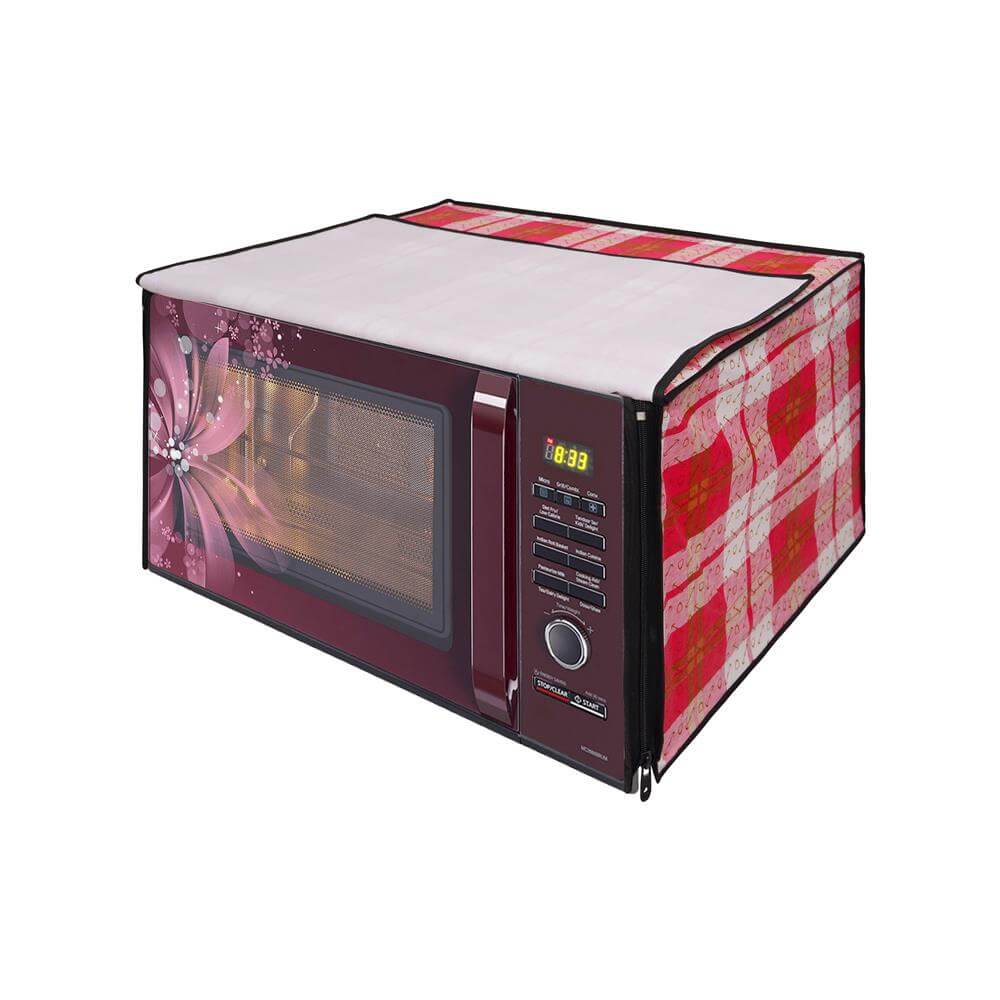 Microwave Oven Cover With Adjustable Front Zipper, CA09 - Dream Care Furnishings Private Limited