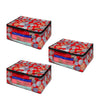 Saree Cover PVC Storage Bag with Zip, Multicolor, Set of 3, SA70 - Dream Care Furnishings Private Limited