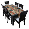 Waterproof & Dustproof Dining Table Runner With 6 Placemats, SA50 - Dream Care Furnishings Private Limited