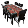 Waterproof & Dustproof Dining Table Runner With 6 Placemats, SA45 - Dream Care Furnishings Private Limited