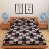 Floral Print Grey 120 TC 100% Pure Cotton Bedsheet - Dream Care Furnishings Private Limited