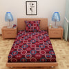 Spinner Print Maroon 120 TC 100% Pure Cotton Bedsheet - Dream Care Furnishings Private Limited