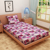 Zentangle Art Purple 120 TC 100% Pure Cotton Bedsheet - Dream Care Furnishings Private Limited