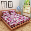 Zentangle Art Purple 120 TC 100% Pure Cotton Bedsheet - Dream Care Furnishings Private Limited