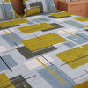 Load image into Gallery viewer, Geometric Print Green 120 TC 100% Pure Cotton Bedsheet - Dream Care Furnishings Private Limited