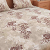 Floral Print Silver 120 TC 100% Pure Cotton Bedsheet - Dream Care Furnishings Private Limited