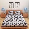 Floral Print Black 120 TC 100% Pure Cotton Bedsheet - Dream Care Furnishings Private Limited