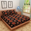 RhomPhere Print Black 120 TC 100% Pure Cotton Bedsheet - Dream Care Furnishings Private Limited