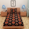 RhomPhere Print Black 120 TC 100% Pure Cotton Bedsheet - Dream Care Furnishings Private Limited
