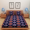 RhomPhere Print Blue 120 TC 100% Pure Cotton Bedsheet - Dream Care Furnishings Private Limited