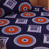 RhomPhere Print Blue 120 TC 100% Pure Cotton Bedsheet - Dream Care Furnishings Private Limited