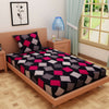 Funky Print Black 120 TC 100% Pure Cotton Bedsheet - Dream Care Furnishings Private Limited