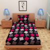 Funky Print Black 120 TC 100% Pure Cotton Bedsheet - Dream Care Furnishings Private Limited