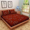 Load image into Gallery viewer, Heart Print Granet 120 TC 100% Pure Cotton Bedsheet - Dream Care Furnishings Private Limited